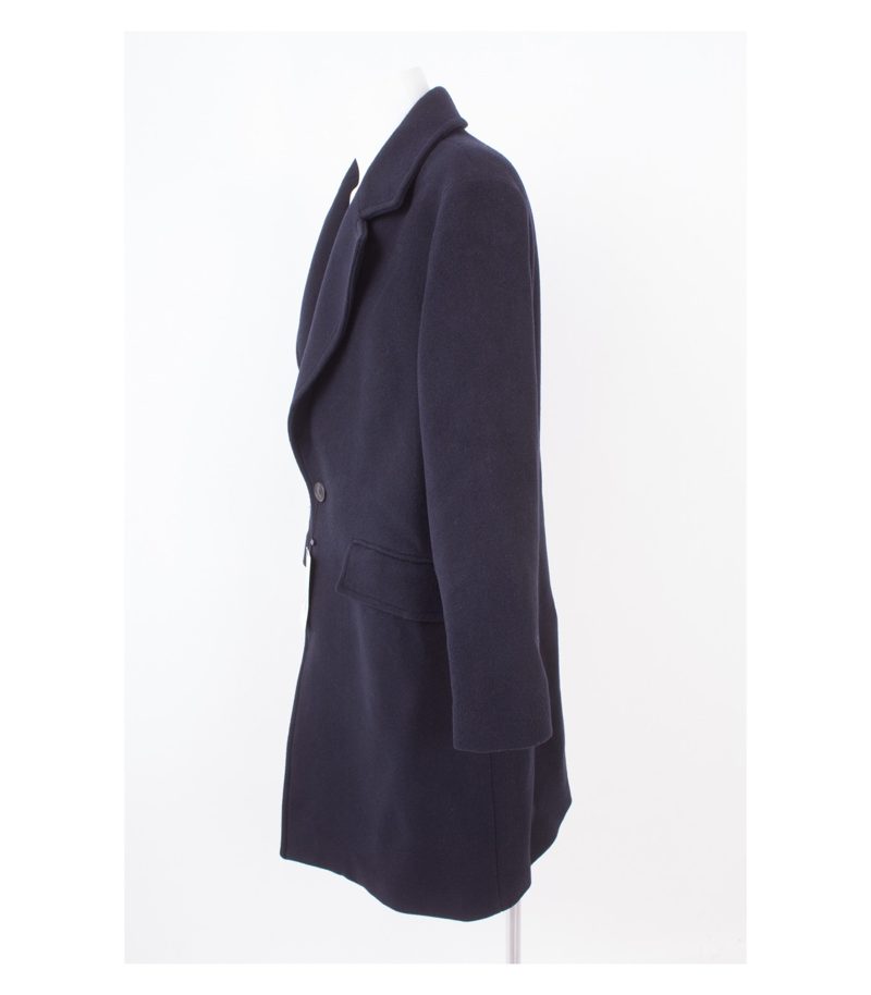 ZARA Herren Mantel Wintermantel Gr. S Blau Neu – Foto 3