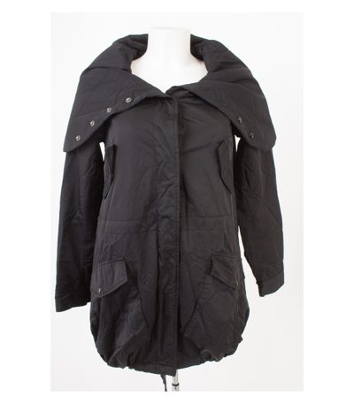 SISLEY Damen Jacke Daunenweste abnehmbar Gr. DE 38 Schwarz