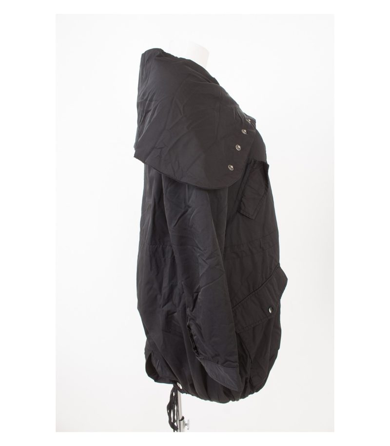 SISLEY Damen Jacke Daunenweste abnehmbar Gr. DE 38 Schwarz – Foto 2