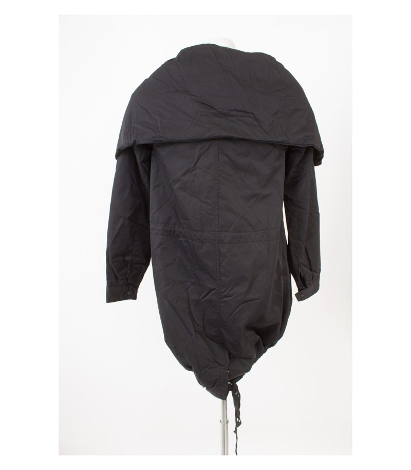 SISLEY Damen Jacke Daunenweste abnehmbar Gr. DE 38 Schwarz – Foto 4