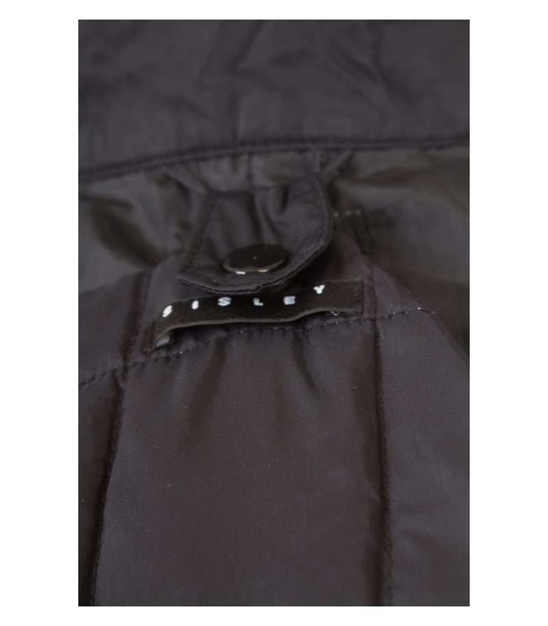 SISLEY Damen Jacke Daunenweste abnehmbar Gr. DE 38 Schwarz – Foto 8