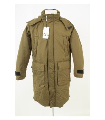 ZARA Herren Mantel Parka Wintermantel Gr. S Neu