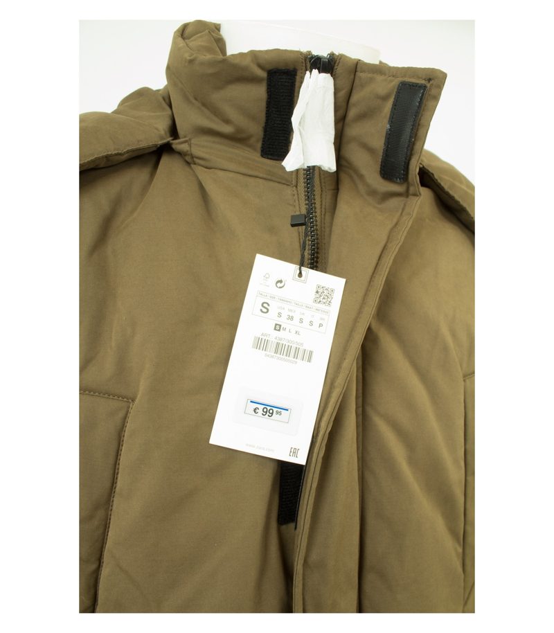 ZARA Herren Mantel Parka Wintermantel Gr. S Neu – Foto 5