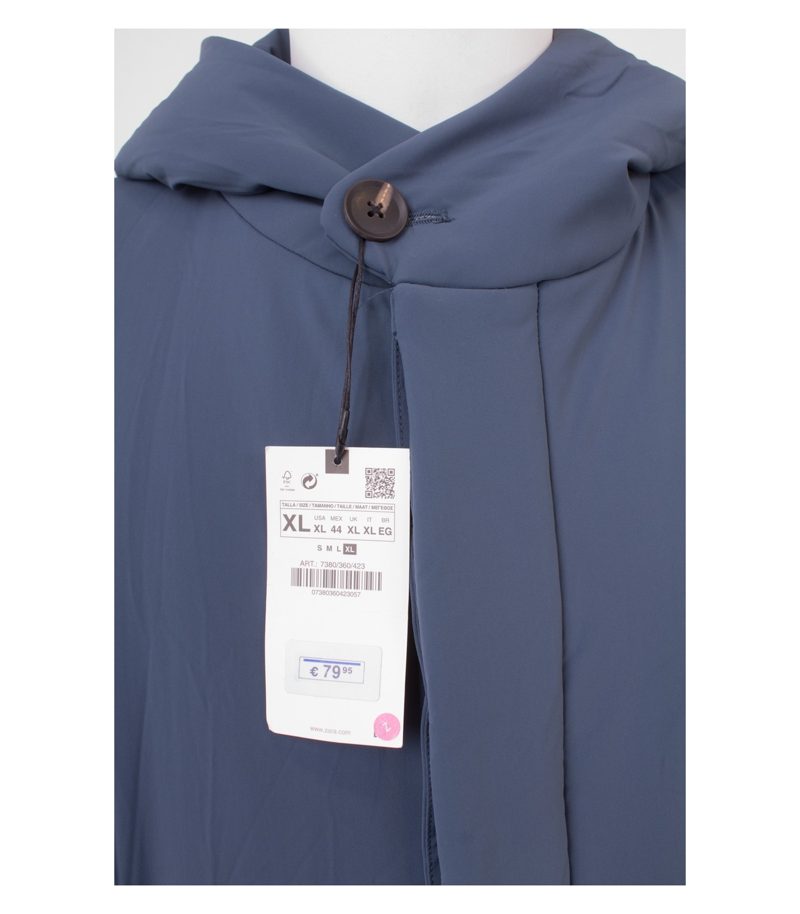 ZARA Herren Mantel Parka Wintermantel Gr. XL Neu – Foto 5