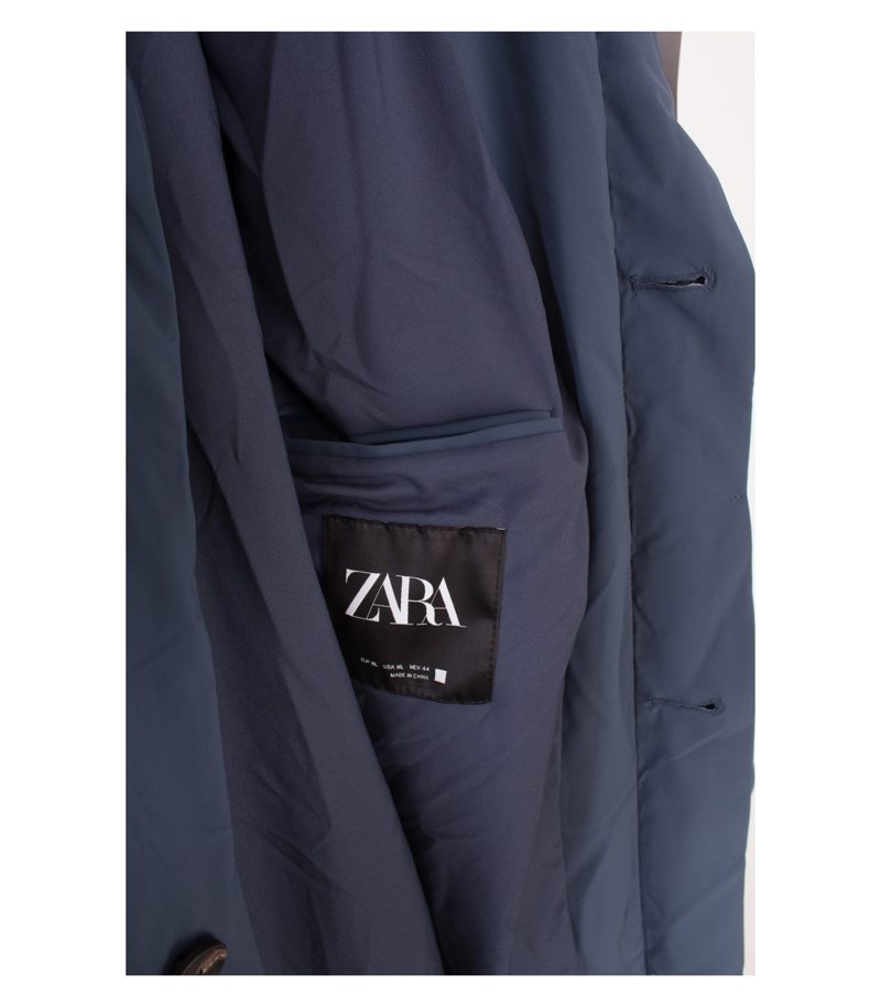 ZARA Herren Mantel Parka Wintermantel Gr. S Neu – Foto 7