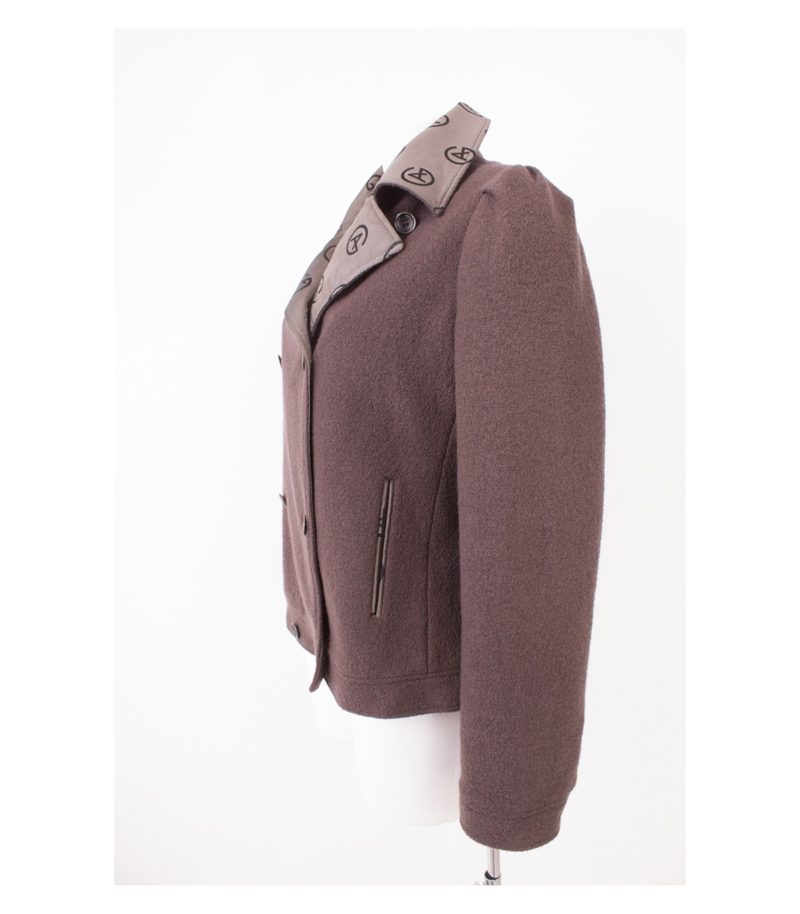 ARMANI COLLEZIONI Damen Jacke Reine Gr. IT 46 DE 40 Wolle – Foto 3