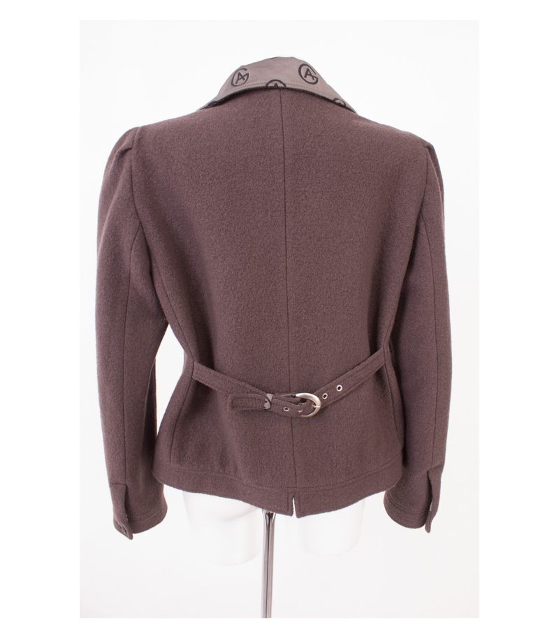 ARMANI COLLEZIONI Damen Jacke Reine Gr. IT 46 DE 40 Wolle – Foto 4