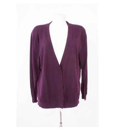 TIGER OF SWEDEN Damen Strickjacke Pullover Gr. M Violett Wolle Neu