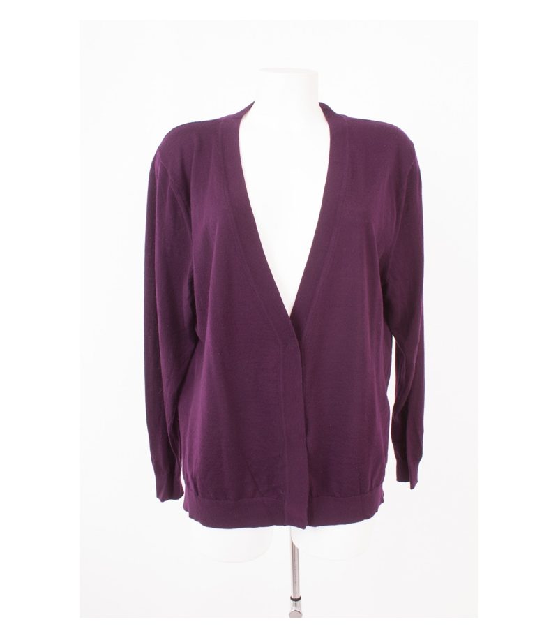 TIGER OF SWEDEN Damen Strickjacke Pullover Gr. M Violett Wolle Neu – Foto 1