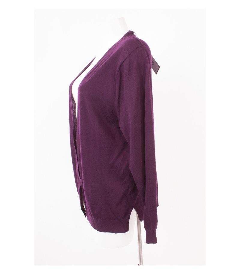 TIGER OF SWEDEN Damen Strickjacke Pullover Gr. M Violett Wolle Neu – Foto 3