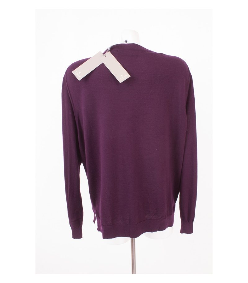 TIGER OF SWEDEN Damen Strickjacke Pullover Gr. M Violett Wolle Neu – Foto 4