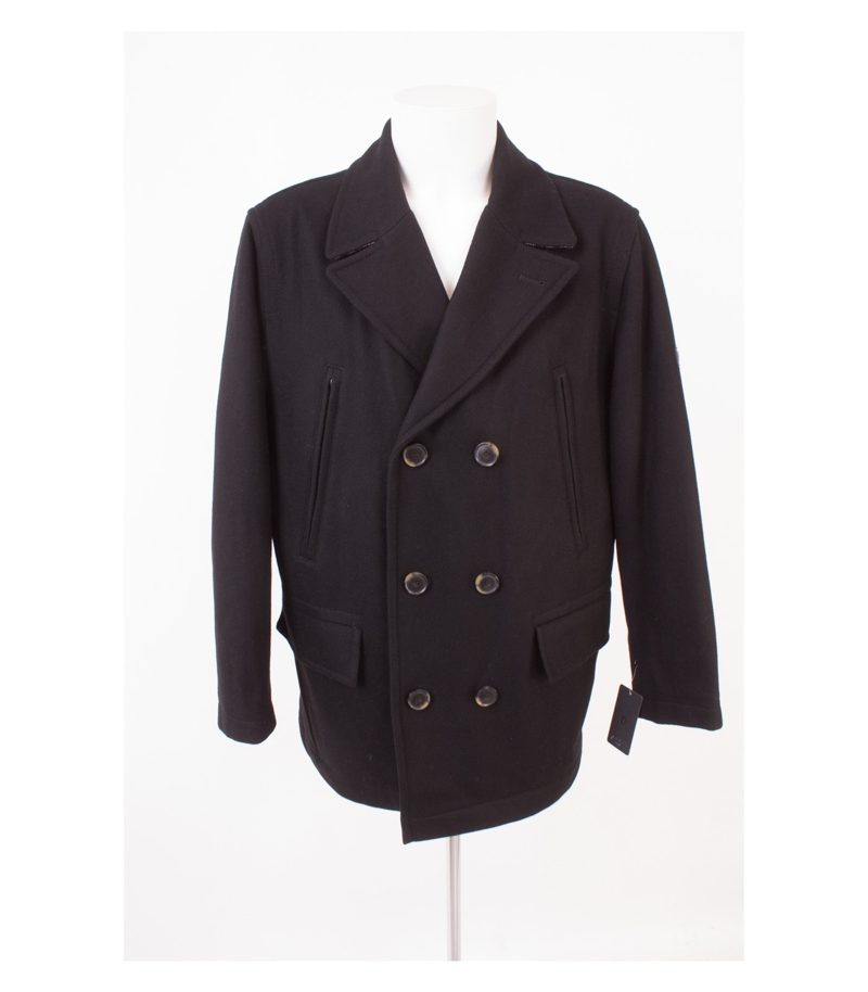 PIERRE CARDIN Herren Jacke Wolljacke Gr. 27 Schwarz Neu – Foto 1