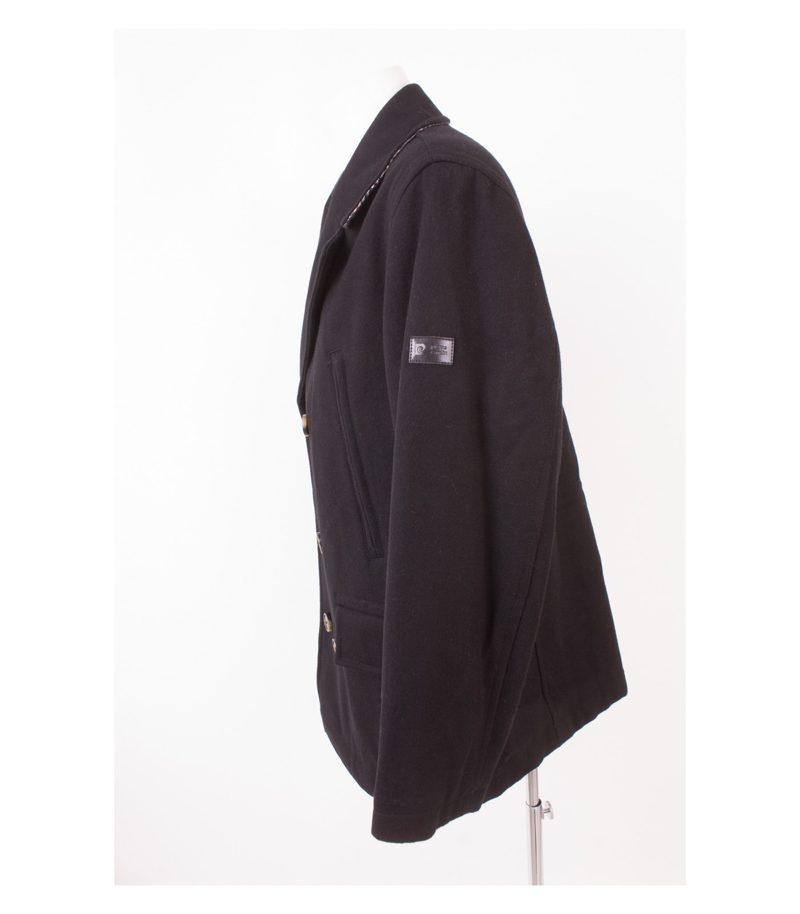 PIERRE CARDIN Herren Jacke Wolljacke Gr. 27 Schwarz Neu – Foto 3