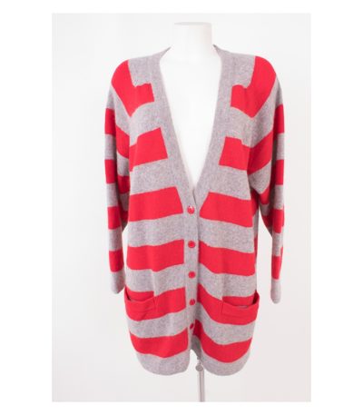 Strickjacke Damen Pullover Lammwolle & Gr. DE 40 Angora