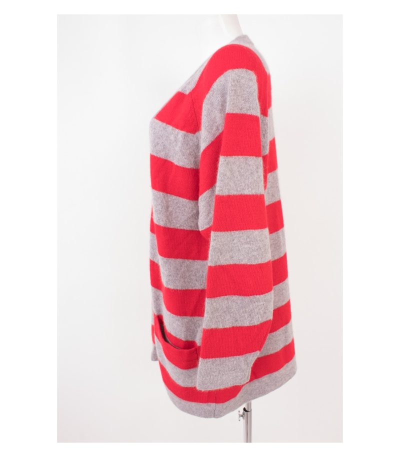 Strickjacke Damen Pullover Lammwolle & Gr. DE 40 Angora – Foto 3