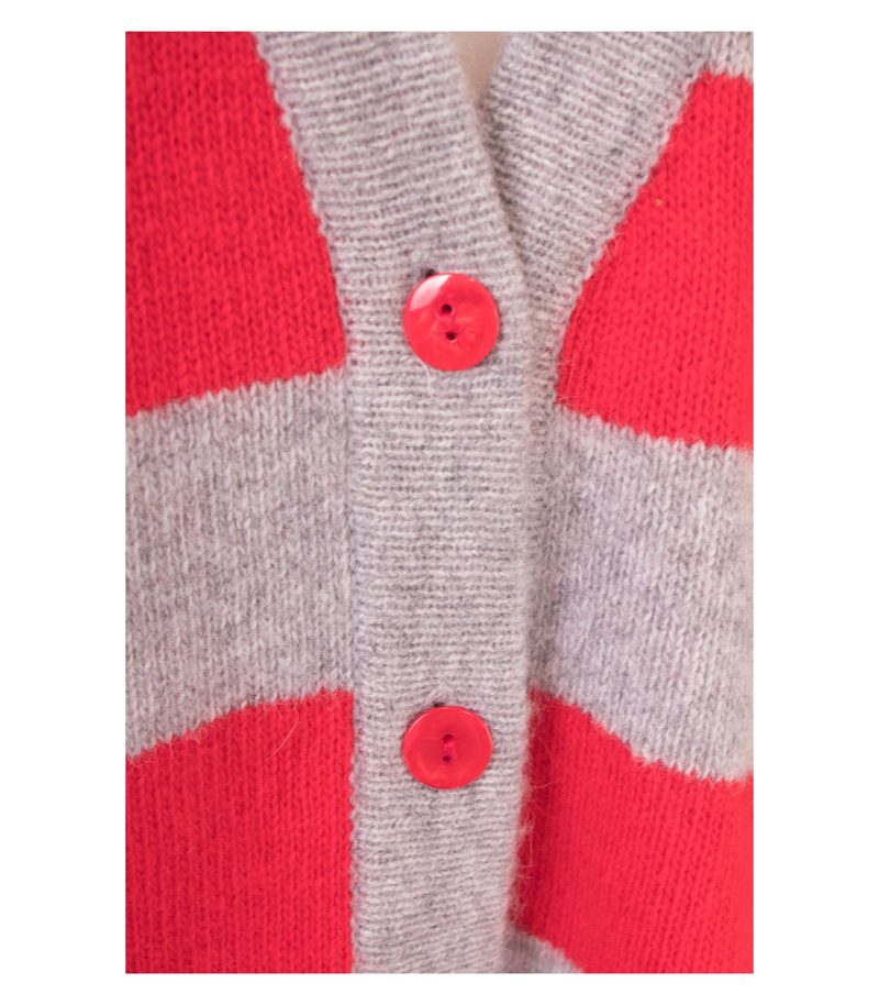 Strickjacke Damen Pullover Lammwolle & Gr. DE 40 Angora – Foto 5
