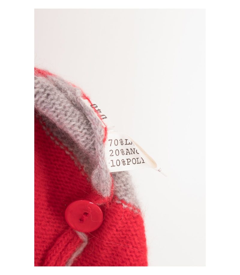 Strickjacke Damen Pullover Lammwolle & Gr. DE 40 Angora – Foto 6