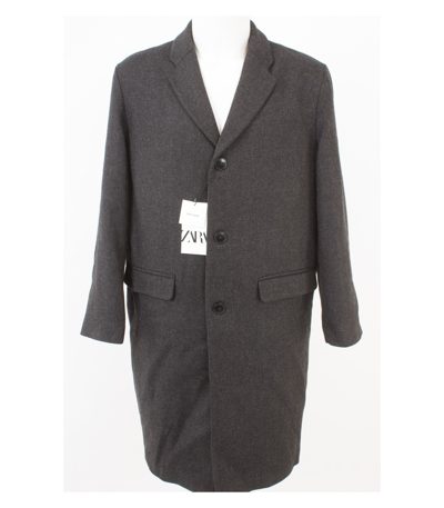 ZARA Herren Mantel Wollmantel Gr. S-M Neu