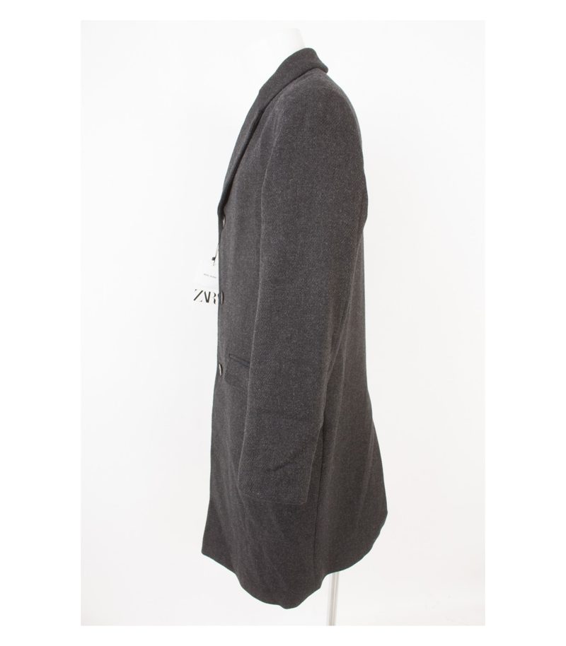 ZARA Herren Mantel Wollmantel Gr. L - XL Neu – Foto 3