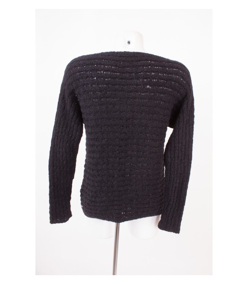 HUGO BOSS Damen Pullover & Gr. M Schwarz Alpaka Wolle – Foto 4