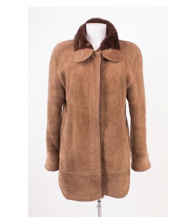 JOBIS Lammfell Damen Mantel Ledermantel Jacke Gr. XL Leder