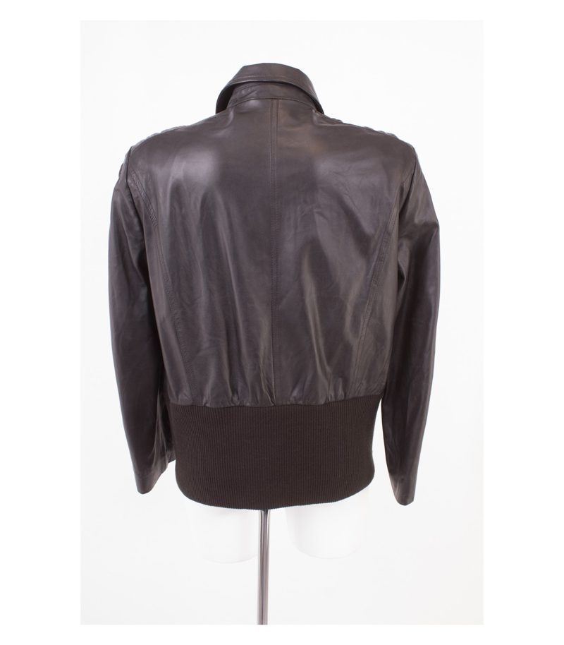 Betty Barclay Damen Lederjacke Gr. DE 44 Braun Leder – Foto 4
