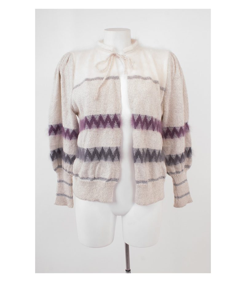 MAX DIETL Damen Strickjacke Pullover Gr. L Angora – Foto 1