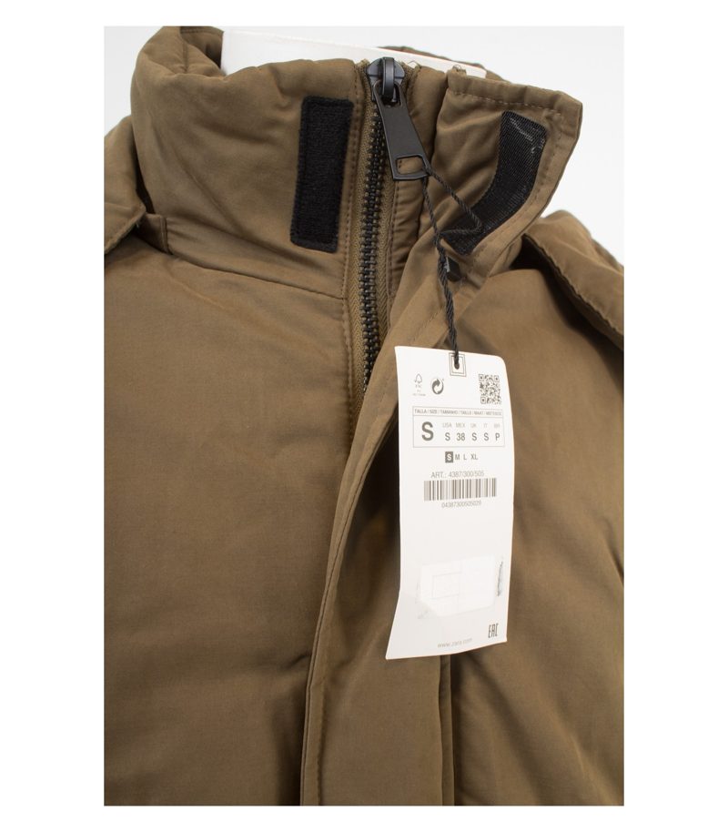 ZARA Herren Mantel Wintermantel Parka Gr. S Neu – Foto 5