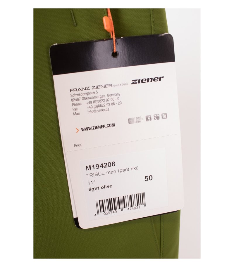 ZIENER Ski - Herren Hose Schneehose Salopette 10.000mm Wassersäule Gr. 50 Neu – Foto 3