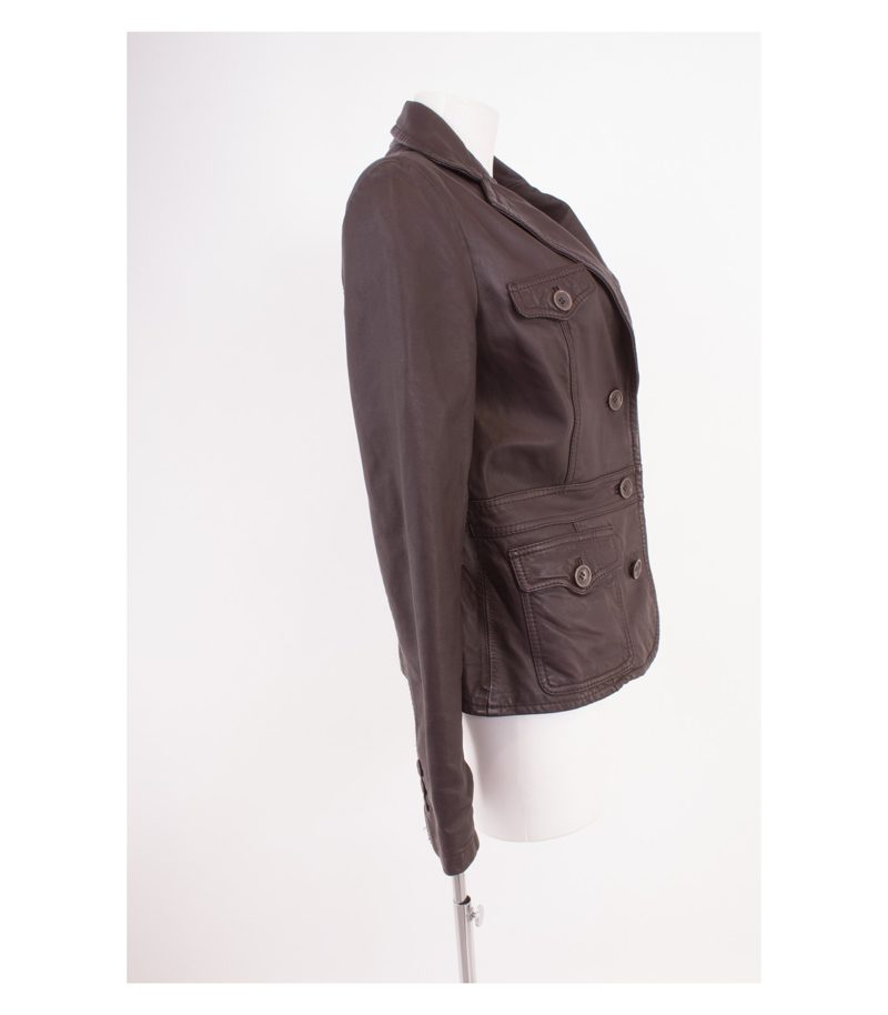 ESPRIT Damen Blazer Gr. DE 38 Leder – Foto 2