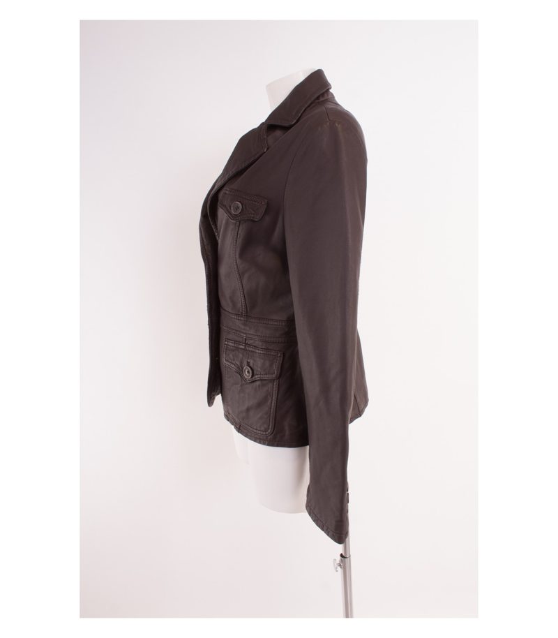 ESPRIT Damen Blazer Gr. DE 38 Leder – Foto 3