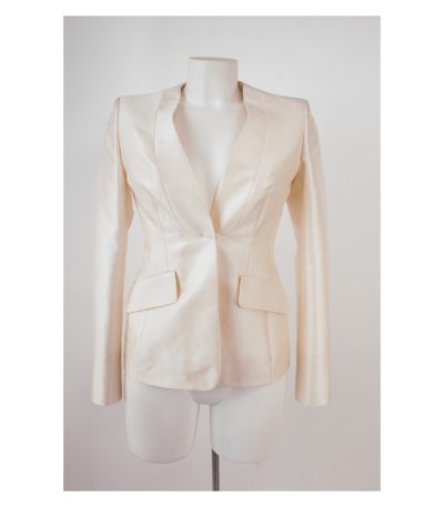RENA LANGE Damen Blazer & Gr. DE 34 Wolle Seide