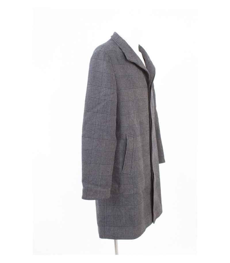 ZARA Herren Mantel Übergangsmantel Herbst/Frühling Gr. XL Grau Blau – Foto 2