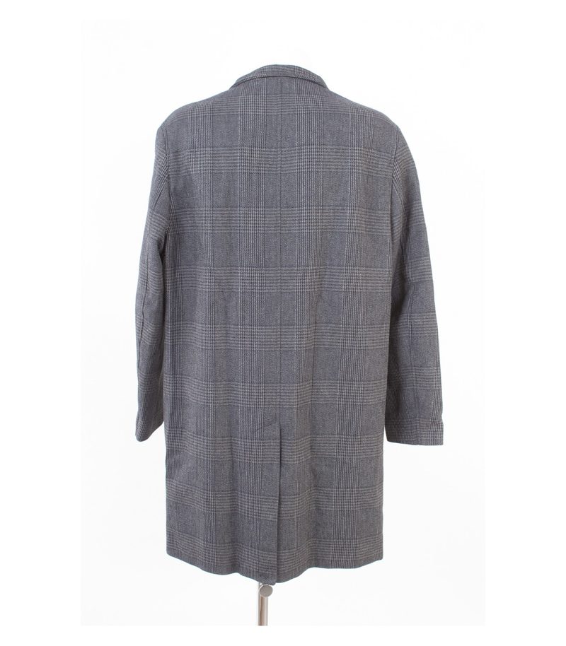 ZARA Herren Mantel Übergangsmantel Herbst/Frühling Gr. XL Grau Blau – Foto 4