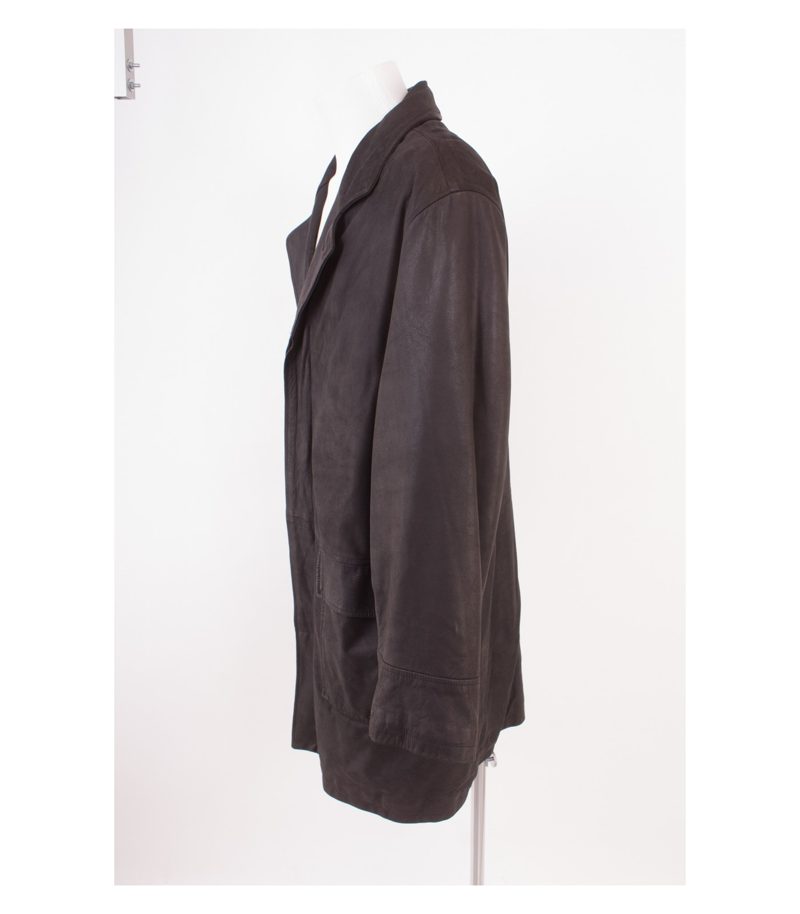 ROBERTO CAPUCCI UOMO Herren Mantel Ledermantel Long - Jacke Gr. DE 52 – Foto 3